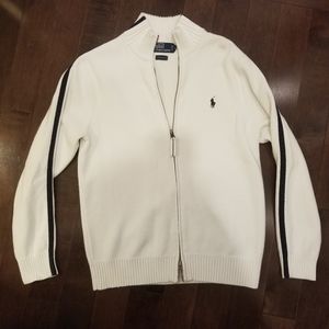 Polo full zip cardigan size M